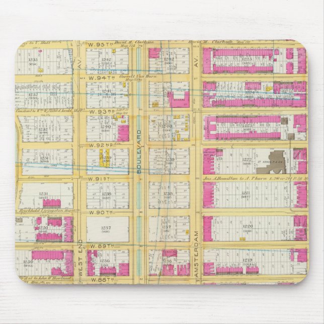 Manhatten, New York 3 Mouse Pad (Front)