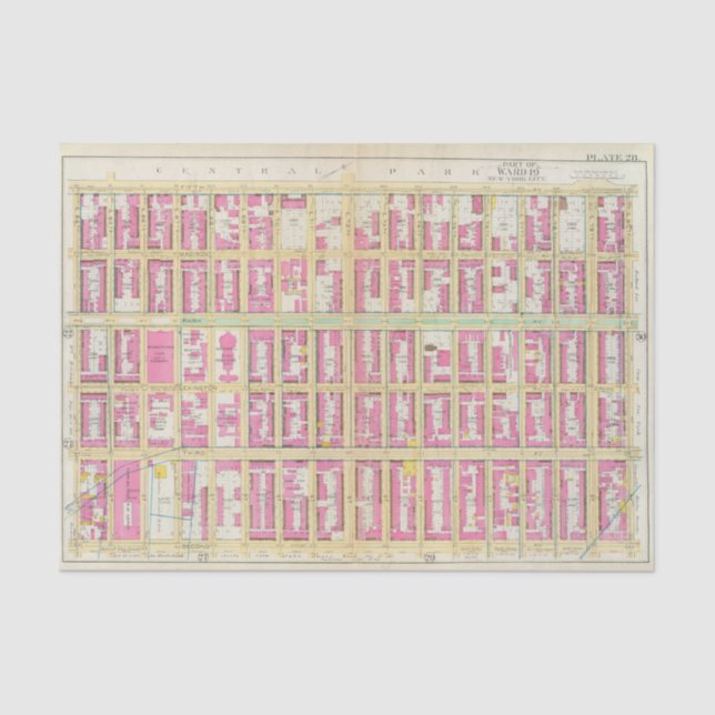 Manhatten, New York 3 Tissue Paper (Front)