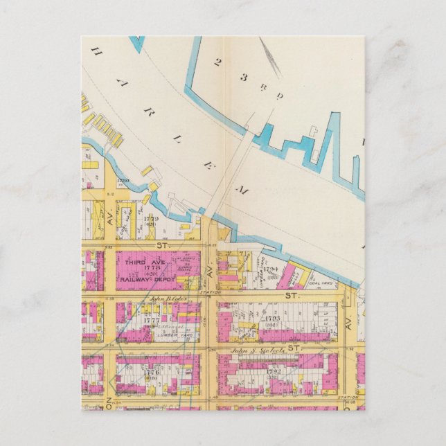 Manhatten, New York 4 Postcard (Front)