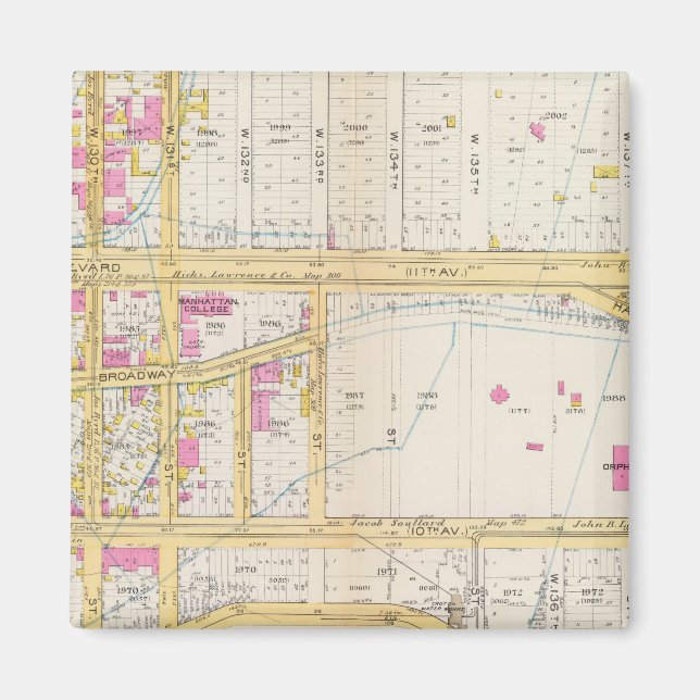 Manhatten, New York 6 Magnet (Front)