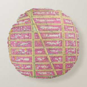 Manhatten, New York 7 Round Cushion