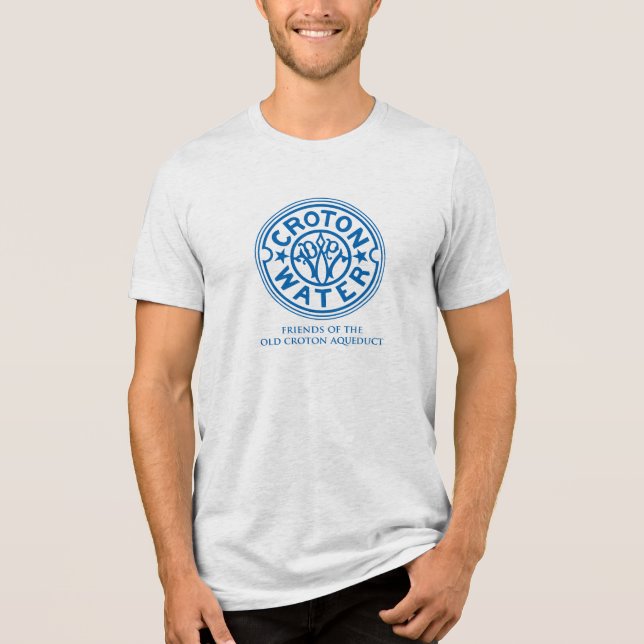Manhole Cover Bella+Canvas T-shirt for Men Tri-Blend Shirt (Front)