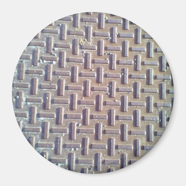 Manhole cover magnet (Front)