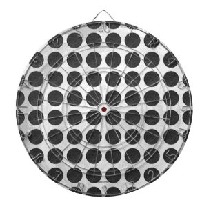 Manhole Covers Black Marble Dartboard