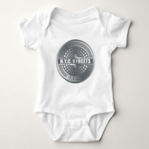 Manhole Covers Bronx Baby Bodysuit
