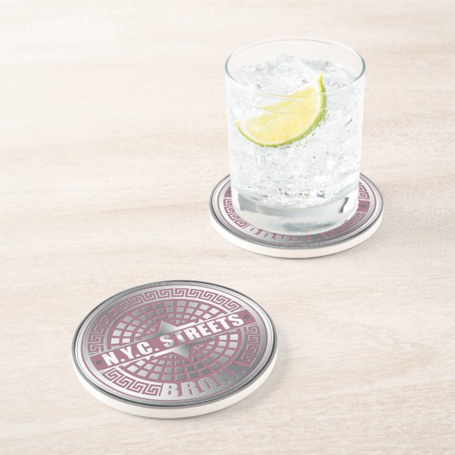 Manhole Covers Bronx Coaster (Side)