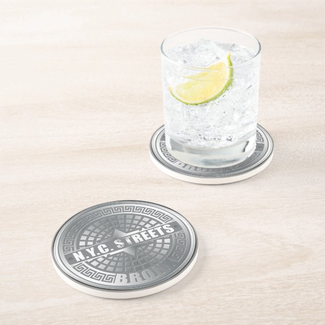 Manhole Covers Bronx Coaster (Side)