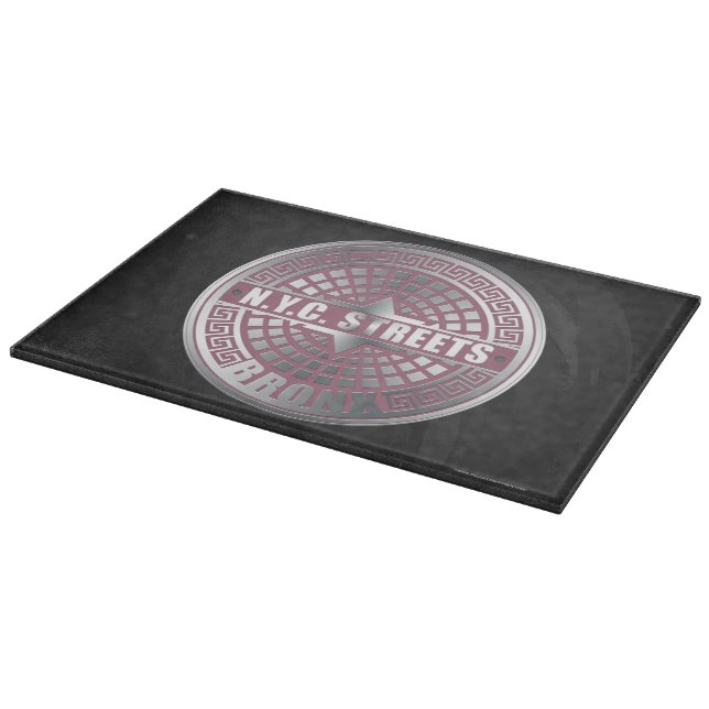 Manhole Covers Bronx Cutting Board (Corner)
