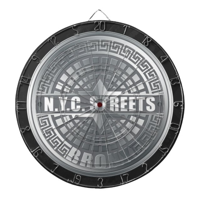 Manhole Covers Bronx Dartboard (Front)