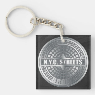 Manhole Covers Bronx Key Ring
