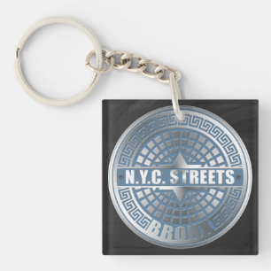Manhole Covers Bronx Key Ring