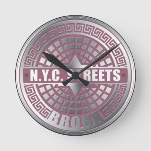 Manhole Covers Bronx Round Clock