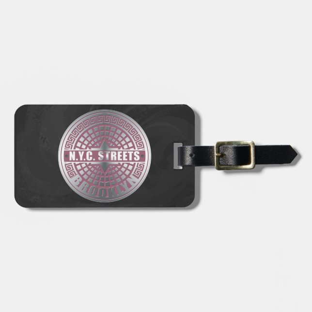 Manhole Covers Brooklyn Luggage Tag (Front Horizontal)