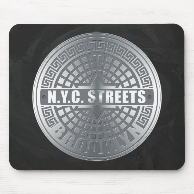 Manhole Covers Brooklyn Mouse Pad (Front)