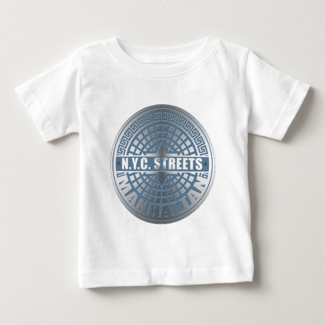 Manhole Covers Manhattan Baby T-Shirt (Front)