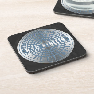 Manhole Covers Manhattan Coaster