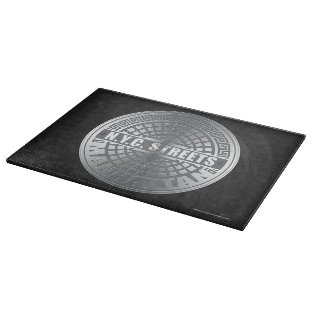 Manhole Covers Manhattan Cutting Board (Corner)