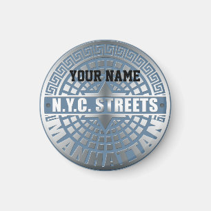 Manhole Covers Manhattan Magnet