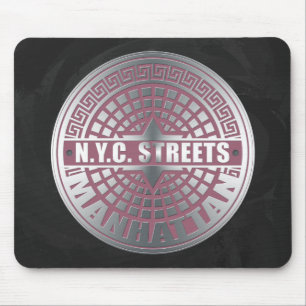 Manhole Covers Manhattan Mouse Pad