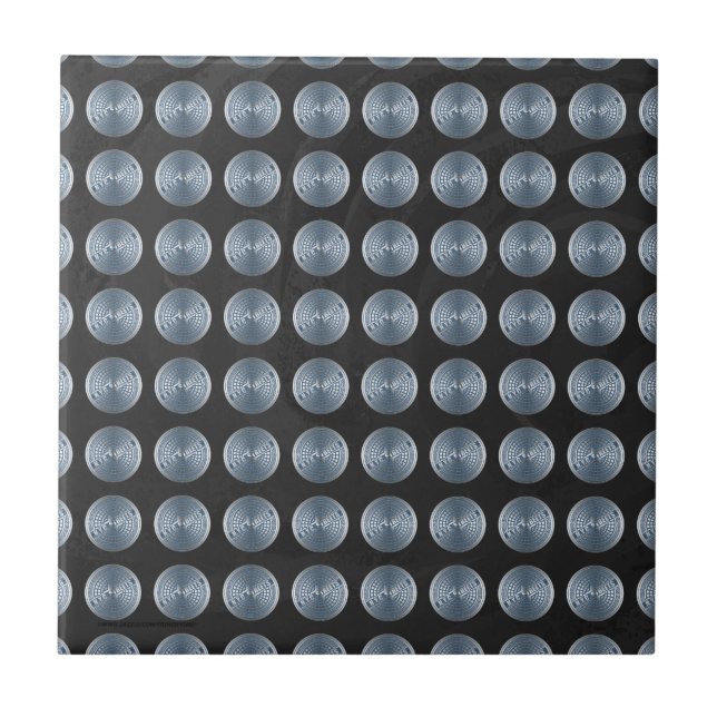 Manhole Covers NYC Ceramic Tile (Front)