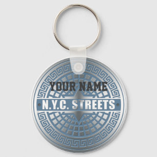 Manhole Covers NYC Key Ring