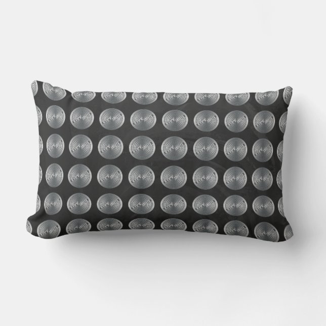 Manhole Covers NYC Lumbar Cushion (Front)