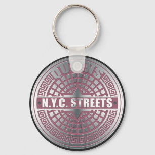 Manhole Covers Queens Key Ring