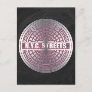 Manhole Covers Queens Postcard