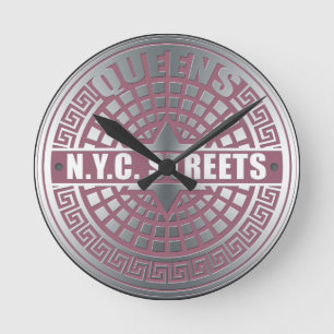 Manhole Covers Queens Round Clock