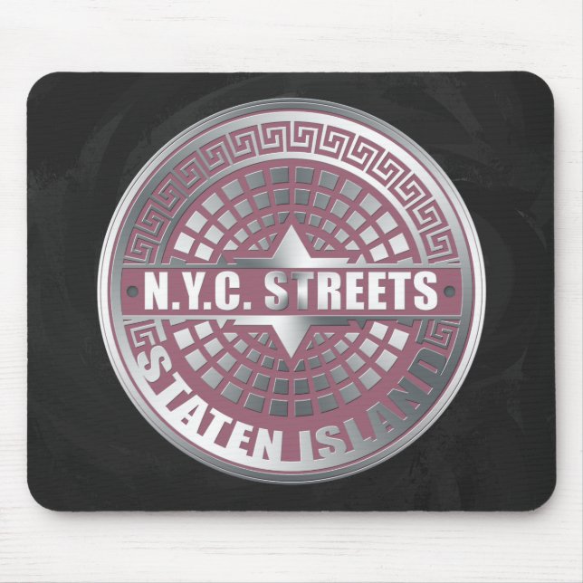 Manhole Covers Staten Island Mouse Pad (Front)