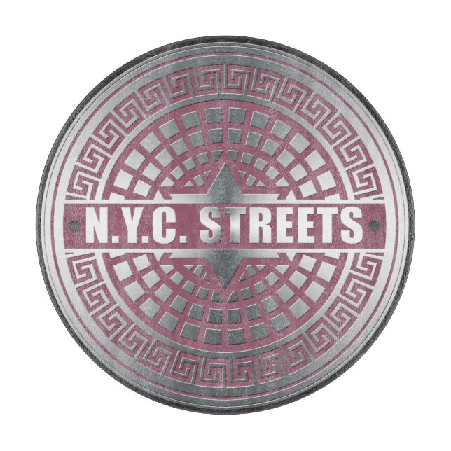 Manhole CoversNYC Cutting Board (Front)