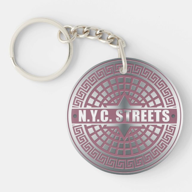 Manhole CoversNYC Key Ring (Front)