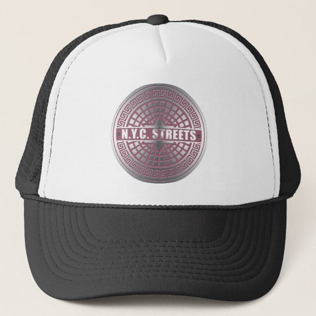 Manhole CoversNYC Trucker Hat (Front)