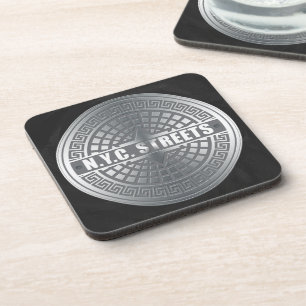 Manhole NYC Coaster