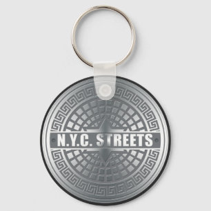 Manhole NYC Key Ring