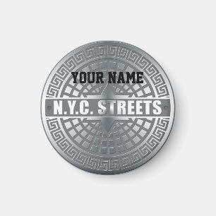 Manhole NYC Magnet