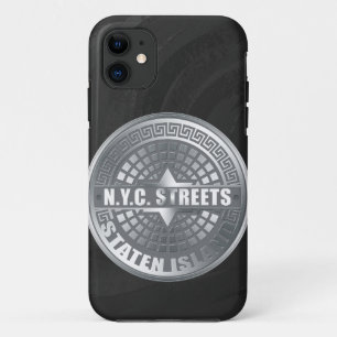 Manhole Staten Island Grey iPhone 11 Case