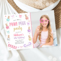 Mani-Pedi Party Manicure and Pedicure Bow Birthday