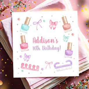 Mani-Pedi Party Manicure Pedicure Nail Polish Napkin