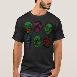 Mani-Yack Famous Movie Monsters T-Shirt