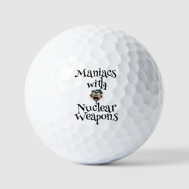 Maniacs Golf Balls (Front)
