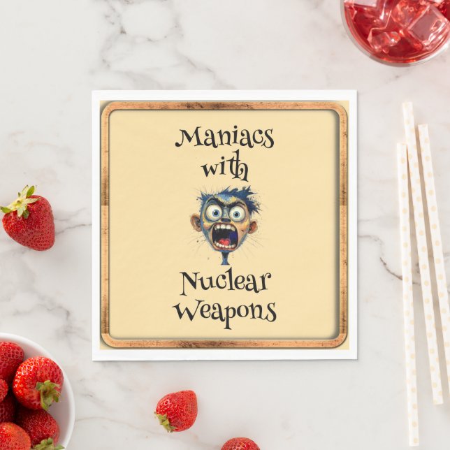 Maniacs Paper Napkin (Insitu)