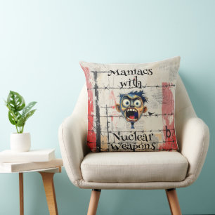 Maniacs Throw Pillow