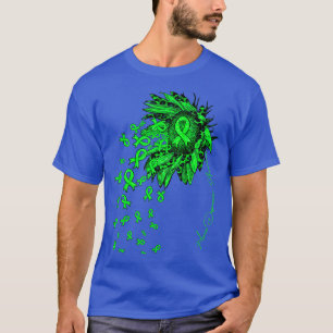 Manic Depression Awareness Sunflower ribbon flower T-Shirt