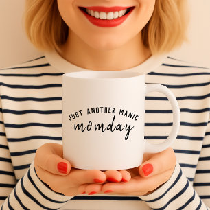 Manic Momday | Busy Mom Modern Mother's Day Pun Coffee Mug