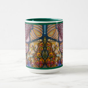 Manic Stained Glass Mug