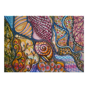 Manic Stained Glass Photo Print