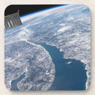 Manicouagan Crater And The St. Lawrence River Coaster