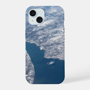Manicouagan Crater And The St. Lawrence River iPhone 15 Case