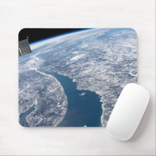 Manicouagan Crater And The St. Lawrence River Mouse Pad